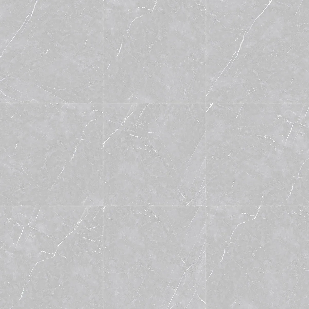 Close da textura do Porcelanato Venato Argenta 120x120 Polido (foto do fabricante)